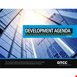 Development Agenda for Clients - Unleashing Growth and Progress example document template