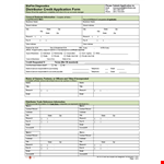 Get Easy Approval with Our Credit Application Form - Fill Online Today! example document template