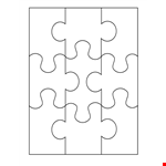 Free Puzzle Piece Template - Fun and Engaging Activities | Have Fun Teaching example document template