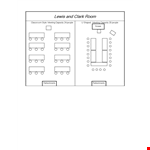 Create a Stylish Meeting Seating Chart for People - Capacity & Refreshments Included | Template example document template