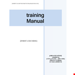 Efficient Policies & Committee Responsibilities | Training Manual Template example document template 