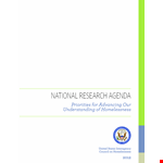 National Research example document template 