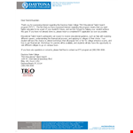 Form Letter example document template