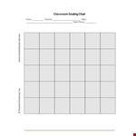 Get Organized with Our Seating Chart Template for Classroom example document template