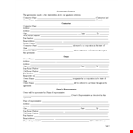 Contract Template for Contractors example document template