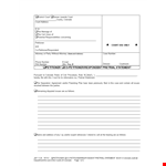 Create a Legal Petition | Easy-to-Use Template for Court | Party Statement Included example document template