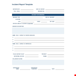 Create Professional Incident Reports with Our Police Report Template. example document template