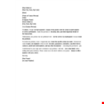 Product Quality Complaint Letter example document template