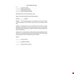 Effective Formal Business Letter Writing - Tips & Guidelines example document template