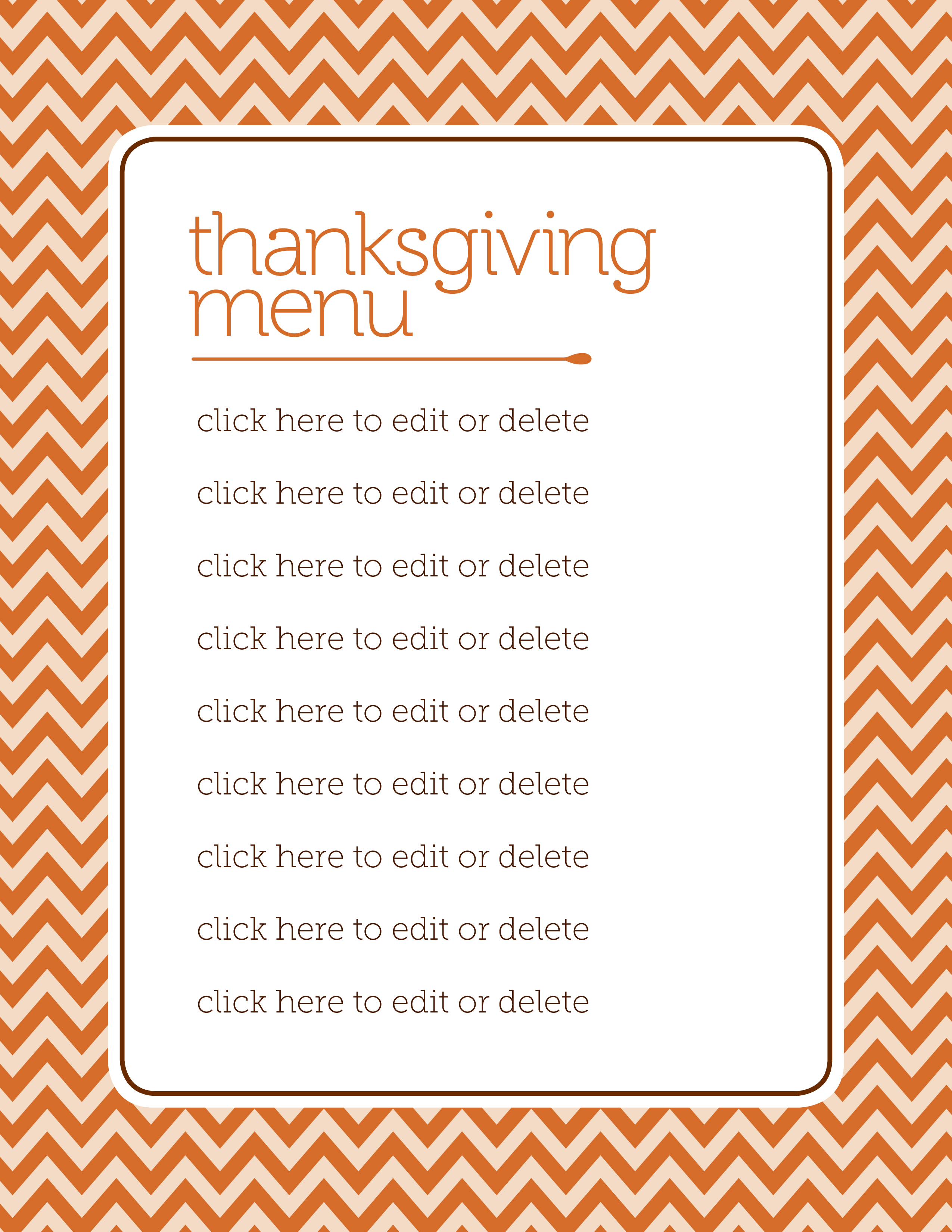 Create the Perfect Thanksgiving Menu with Our Template - Click Now!