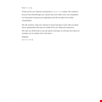 Job Applicant Rejection Letter After Interview - Resume, Future example document template