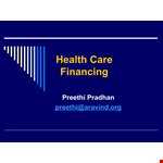 Healthcare Finance example document template 