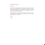 Professional Email Letter example document template