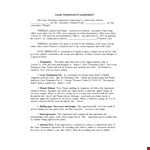 Lease Termination Agreement example document template 