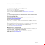 Separation Agreement Template | Easy-to-Use Agreement for Support, Parties, and Children example document template 