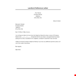 Rental Reference Letter from Employer: Request a Letter from Your Company for Rental Purposes example document template