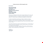 Decline Interview Offer Sample Letter example document template