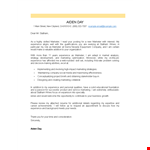 Professional Email Example | Marketing Experience | Marketer | Statham Wines example document template