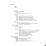 Legal Co Ordinator example document template