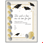 Custom Graduation Invitations - Personalize Your Celebration! example document template 