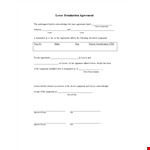 Equipment Lease Termination Form - Simplify Your Agreement example document template