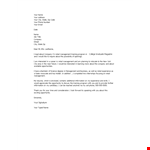 Letter of Interest for Company Management - Retail Industry example document template