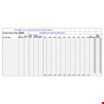 Straight Line Depreciation Schedule Template example document template