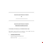 Protect Your Health: Create a Medical Power of Attorney Form | Patient Advocate example document template