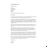 Graduate Student Cover Letter example document template