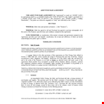 Simple Purchase Agreement Template for Business | Buy & Sell Agreement example document template