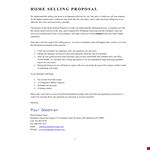 Prudential Property Sales Proposal for Buyers example document template