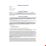 Settlement Agreement: Understanding Its Implications for Appellants and the Agency example document template