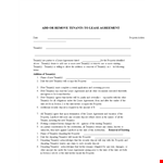 Create a Fair and Legal Roommate Agreement with our Template example document template