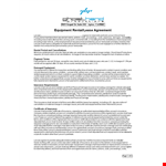 Equipment Rental Agreement example document template