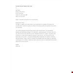 Executive Director Resume Cover Letter example document template