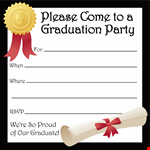 Graduation Invitation Templates - Customize and Print Stunning Invites example document template 