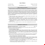 IT Executive Resume Example: Management, Client Systems Development & Technology example document template