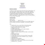 Digital Sales Director Resume example document template