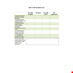 Product Likert Scale: Strongly Disagree or Overall Think, Which One? example document template 