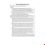 Create a Mutual Rescission Agreement for Legal Purposes example document template