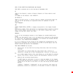 Non Compete Agreement Template example document template