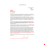 Sample Lease Termination Letter example document template 