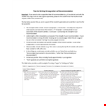 Generic Letter of Recommendation for Student | Effective Program Recommendation for Harris Students example document template 