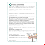 Funny Christmas Letter Template - Create Hilarious Holiday Greetings example document template