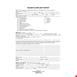 Download Incident Report Template for Accurate Records | XYZ Company example document template