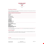 Boost Reading Skills with Our Printable Reading Worksheets - Download Now example document template