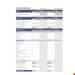 Calculate Your Profit And Loss Easily | Track Your Sales & Total Income example document template 