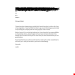 Farewell Email Template for Company Departures example document template 