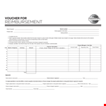 Reimbursement Form for Finance Managers & Directors in District example document template