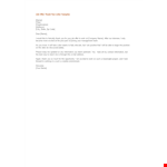 Job Offer Thank You Letter Example example document template